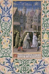 Burial procession, from the 