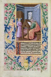 St. Matthew, from the Book of Hours of Louis dOrleans