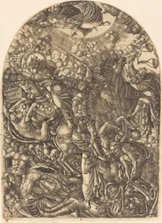 Saint John Sees the Four Horsemen