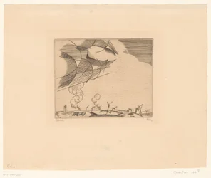 Landscape with Smoke Plumes