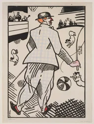 Clown with Dogs