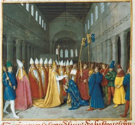 The coronation of Charlemagne, c.1460