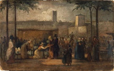 The Flower Market, ca. 1839