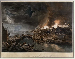 Granville in Flames Besieged by the Vendéans