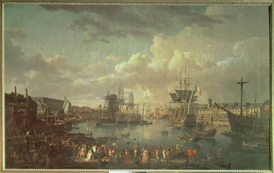 View of the Port at Brest