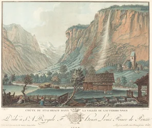 Falls at Staubbach, probably 1776