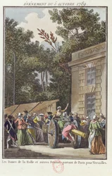 The Women of Les Halles Marching to Versailles, 5th October 1789