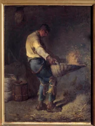 A Vanneur by Jean Francois Millet