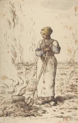 A Woman Burning Weeds, 1830-75