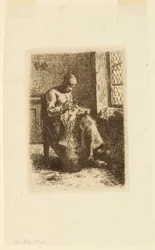 The Woman Sewing