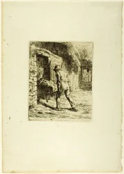 Peasant with a Wheelbarrow