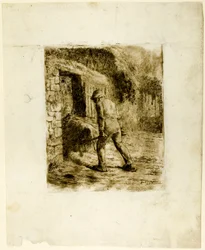 Peasant with a Wheelbarrow