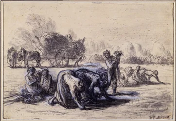 The Month of August: The Gleaners, c.1851-52