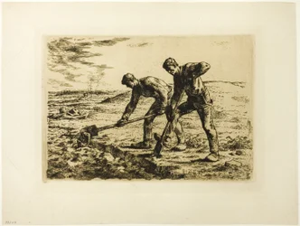 Two Men Digging