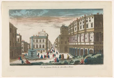 View of the Theatre of Marcellus in Rome