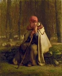 Seated Shepherdess