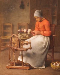 Woman Spinning