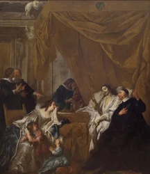 St Vincent de Paul at the Deathbed of Louis XIII