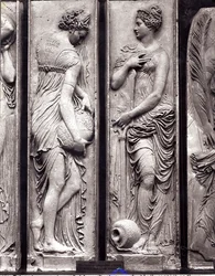 Reliefs from the Fountain of the Innocents (detail)