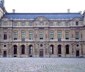 The Cour Carrée of the Louvre, façade of the Louvre of Henry II (1546-1551), sculptures by Jean Goujon (1510-1567), 1551, Paris, Musée du Louvre
