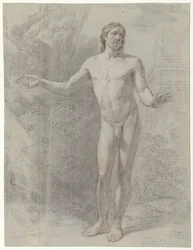 Standing Male Nude, Front View