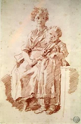 A Young Girl with her Sister, 1774