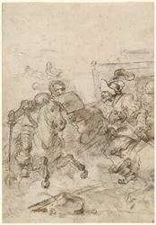 Don Quixote Attacking the Biscayan