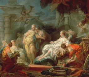 Psyche Showing Her Sisters Her Gifts from Cupid