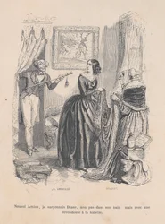 As the New Actaeon, I Surprised Diana, Not in Her Bath but with a Dealer in the Bathroom..., 1843