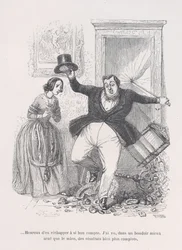 ...Happy to get away with it so cheaply. from the Little Miseries of Human Life