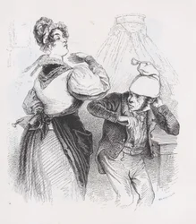 The Third Husband from The Complete Works of Béranger, 1836