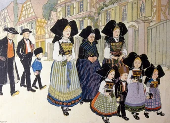 French celebrations marking the return of Alsace region to France