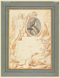 Frontispiece for a History of Peter the Great, ca. 1780