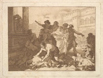 Plague Among the Philistines, in an Album Containing R..., 1782-1821