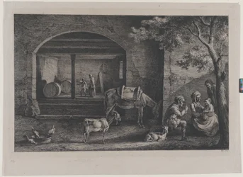 Interior of a Farm at Saint-Jean-de-Touslas, 1793