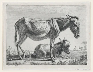 Jenny with its Foal, 1797