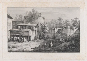 Landscape with Farrier, View of Terrebasse, France