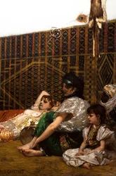 Interior of a Harem in Morocco (detail)