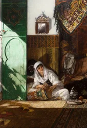 Interior of a Harem in Morocco (detail)