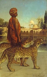 The Palace Guard with Two Leopards