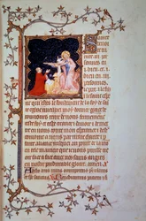 Duke John I of Berry before the Holy Trinity