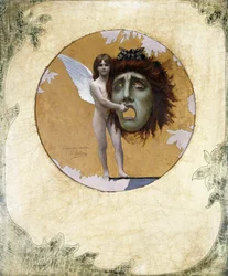 A Putto with a Mask