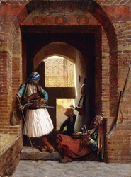 Arnaut bodyguards in Cairo, 1861