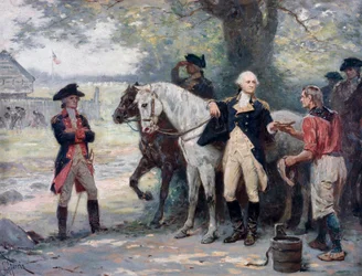 American War of Independence: George Washington at Brook