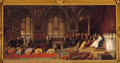 Reception of Siam Ambassadors by Napoleon III and Empress Eugenie