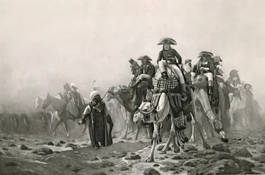 General Bonaparte in Egypt, from A Collection of Works of Jean-Leon Gerome in 100 Photogravures, 1881