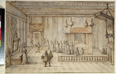 The Chamber of King Louis XIV in Versailles