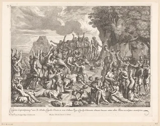 Moses Striking Water from the Rock
