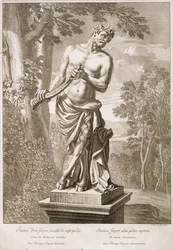 State of a satyr by Philip de Buyster at Versailles