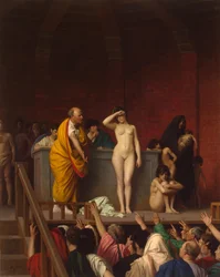 Slave Market in Ancient Rome